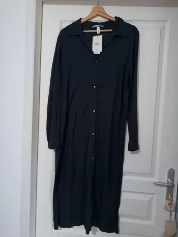 Robe longue marine
