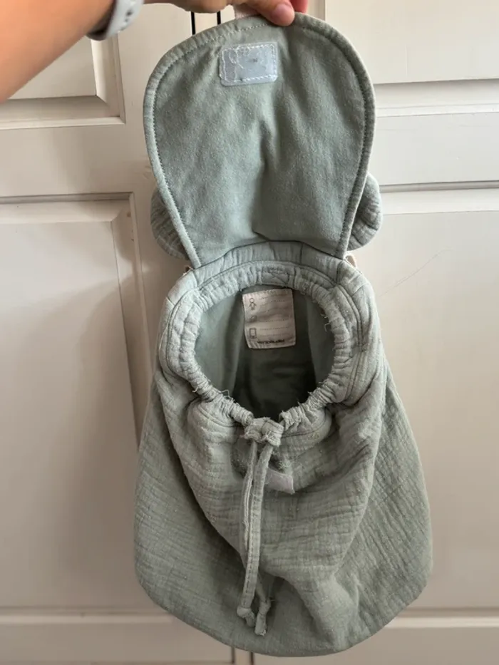 Sac à dos enfant couleur vert d’eau - photo numéro 2