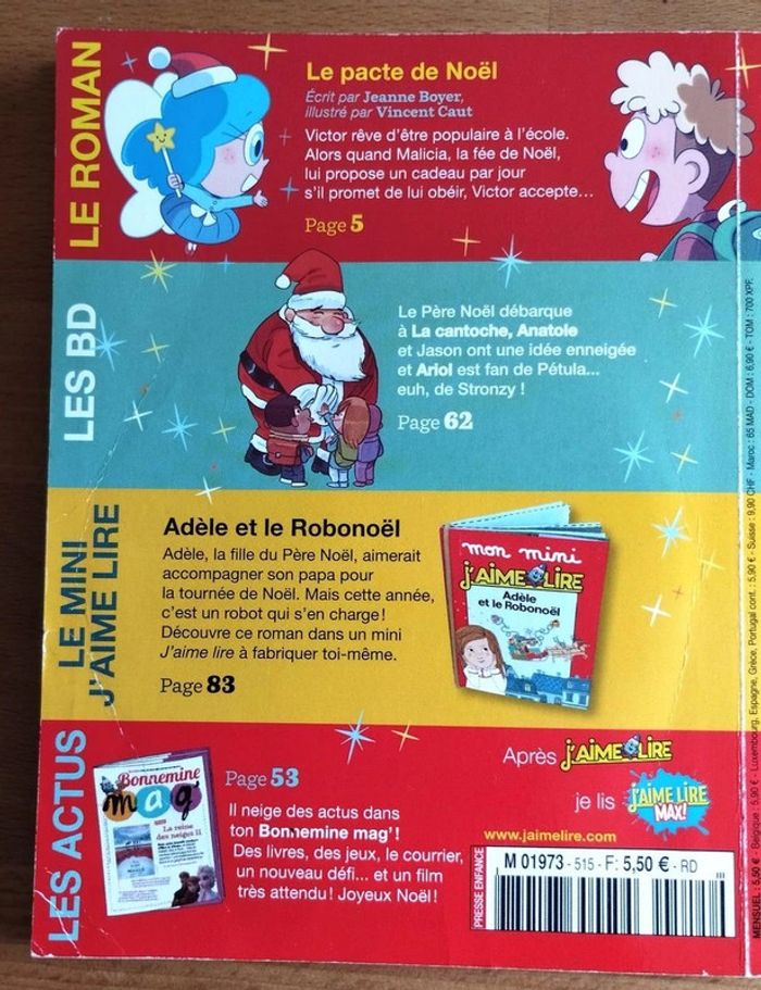 Magazine J'aime Lire + CD - Le pacte de Noël - photo numéro 2