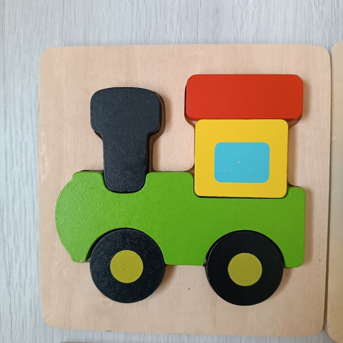 Lot de 4 puzzles ferme en bois 5/6 pièces - photo numéro 2