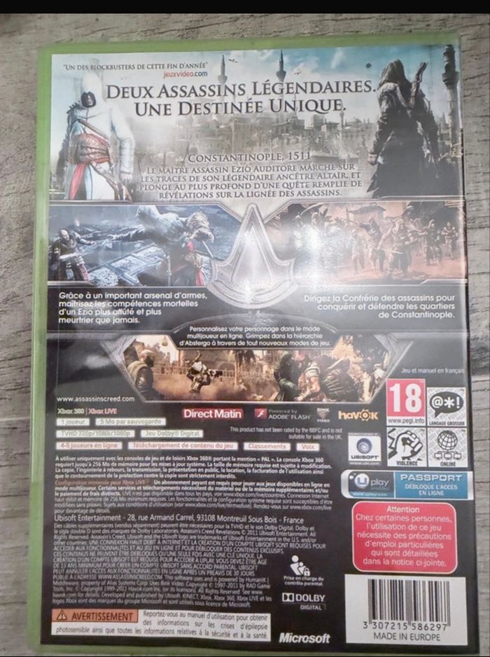 Assasin’s creed révélation Xbox 360 - photo numéro 3