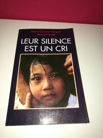 Livre "leur silence est un cri" par Marie-Christine Choquet