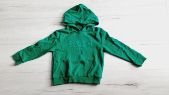 Vêtement fille pull à capuche Vert Okaïdi 4 ans