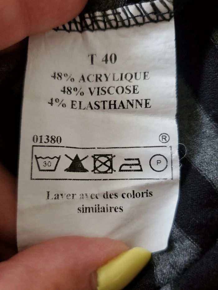 Manche longue rayé T40 - photo numéro 5