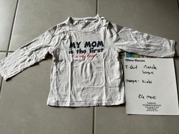 T shirt garçon 24 mois