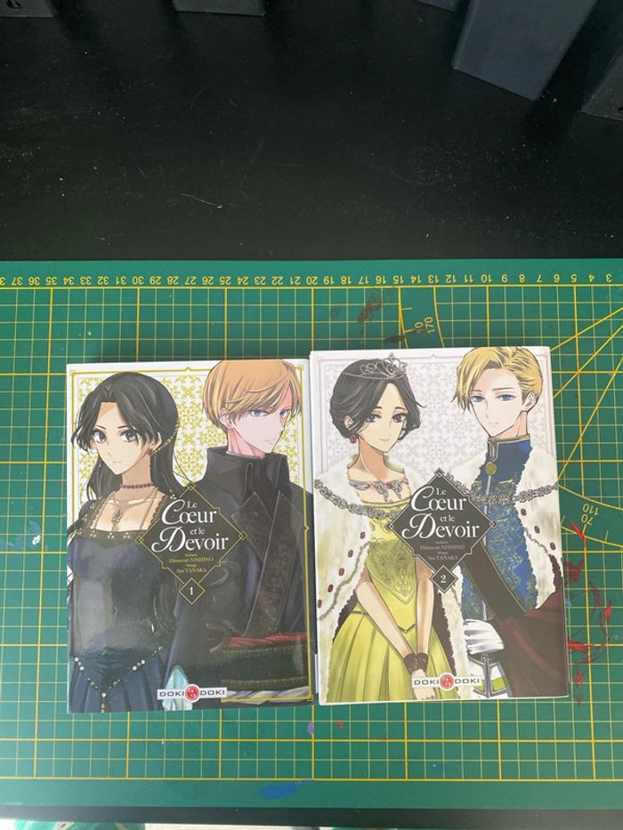 Lots de deux manga le cœur et le devoir tome 1 et 2