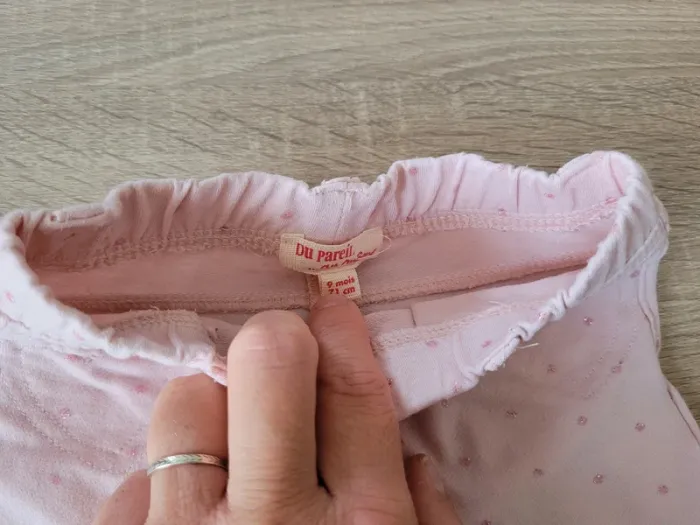 Lot de 3 pantalons fille en 9 mois - photo numéro 13