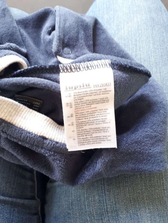 Grenouillère velours lupilu 6 mois - photo numéro 5