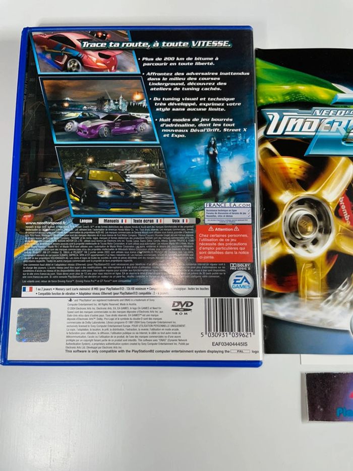 Need For Speed Underground 2 - Jeu PS2 complet Version Francaise Sony - photo numéro 5