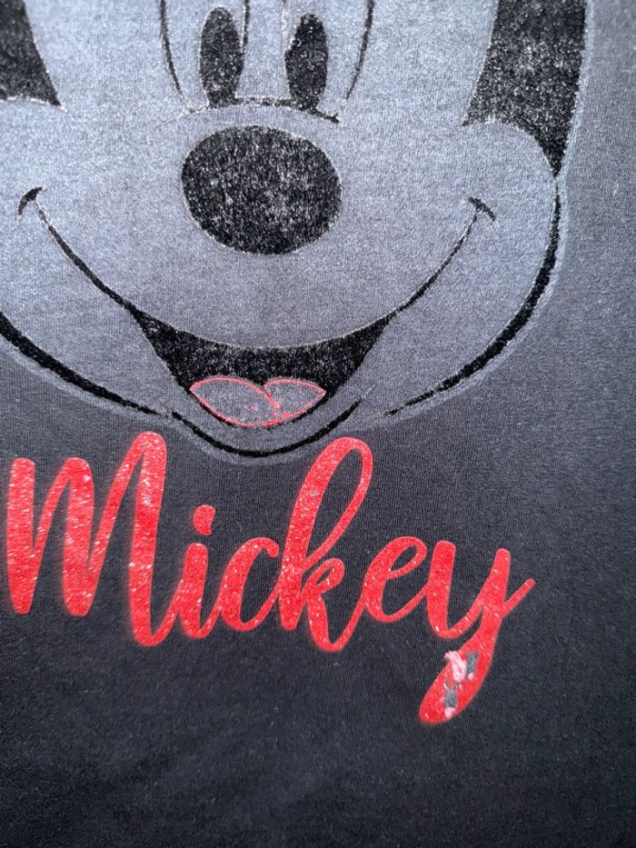 T-shirt noir Mickey Mouse – Taille XL – Disney x Salsa - photo numéro 2