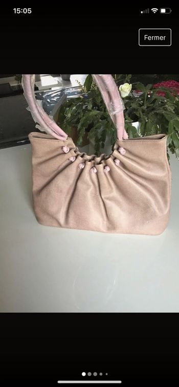 Sac à main vieux rose neuf