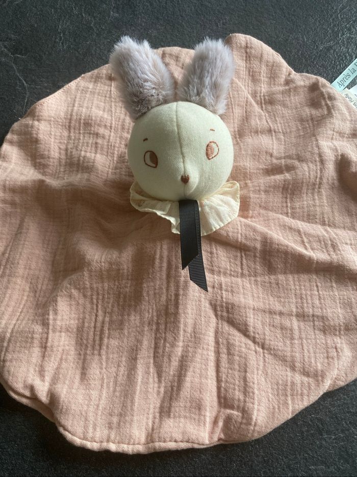 Doudou souris rose plate moulin roty neuf
