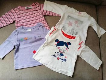 Lot  manche  longue  3  mois