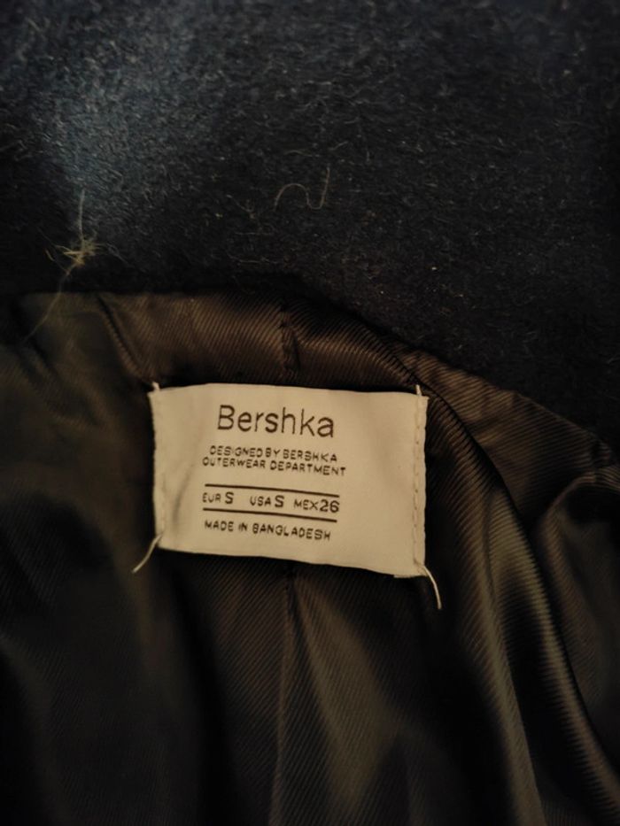 Trench Bershka bleu marine - photo numéro 2