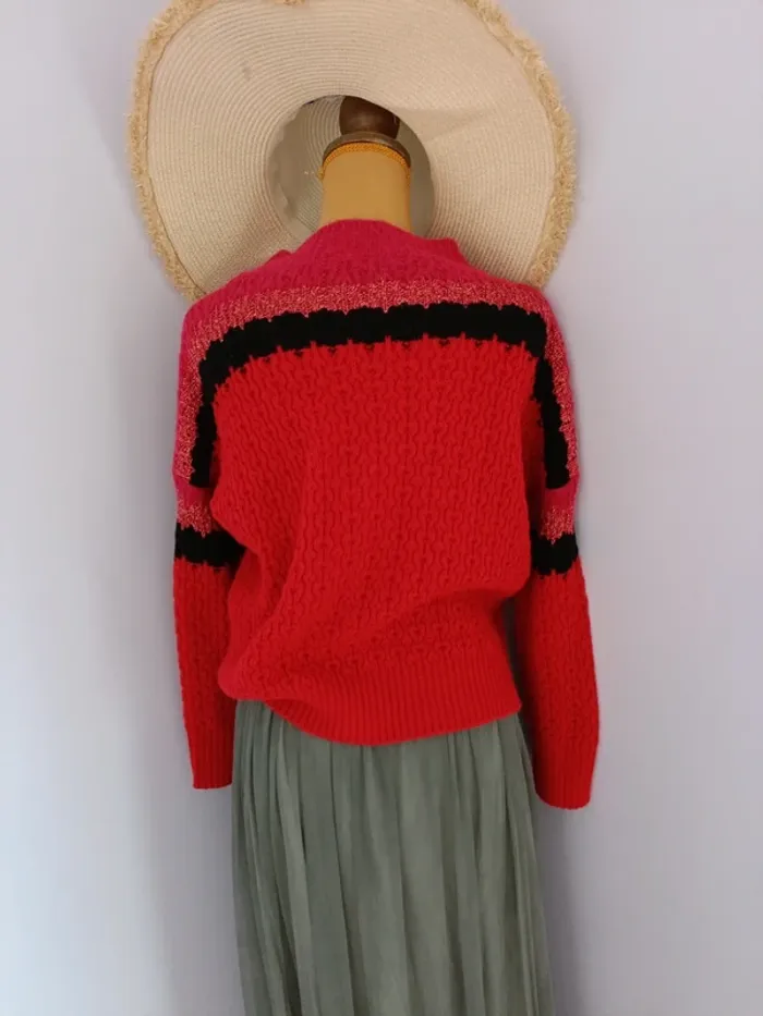 Pull rouge femme Rinascimento - photo numéro 3