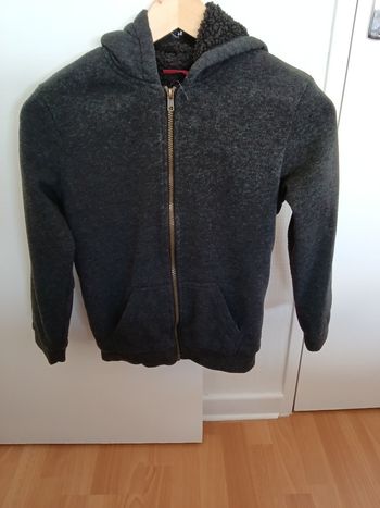 Gilet tissaia gris chiné