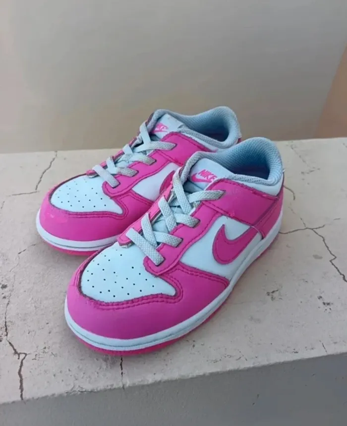 Baskets Nike dunk low rose - photo numéro 2