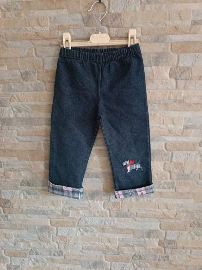 Pantalon marine Sans marque 24M