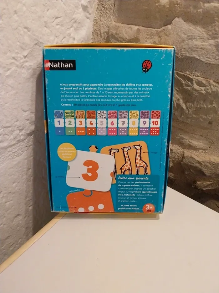 Jeux éducatif les chiffres en tres bon etat jeu complet - photo numéro 2