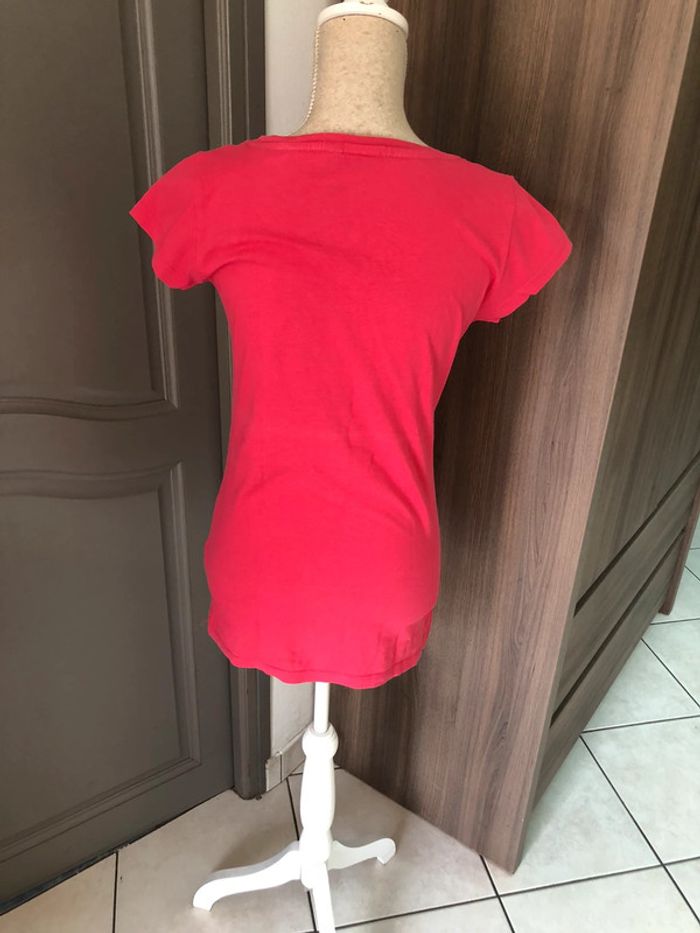Tee-shirts taille 40 Adidas rose impeccable - photo numéro 3