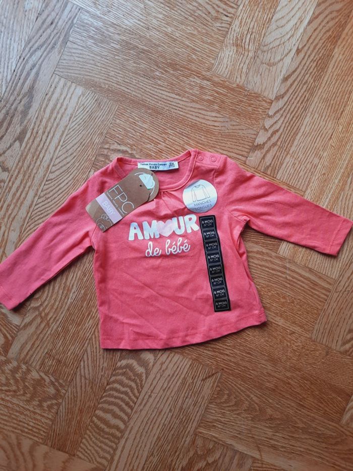 T-shirt filles 6 mois - photo numéro 2