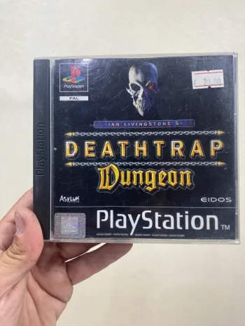🎮 Jeu PS1 – Deathtrap Dungeon – Complet avec notice et livret supplémentaire
