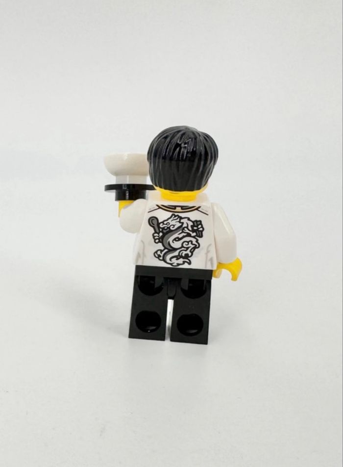 Lego Figurines Nouvel An Chinois : Serveur en Restaurant (tête double expression) - NEUF - photo numéro 4