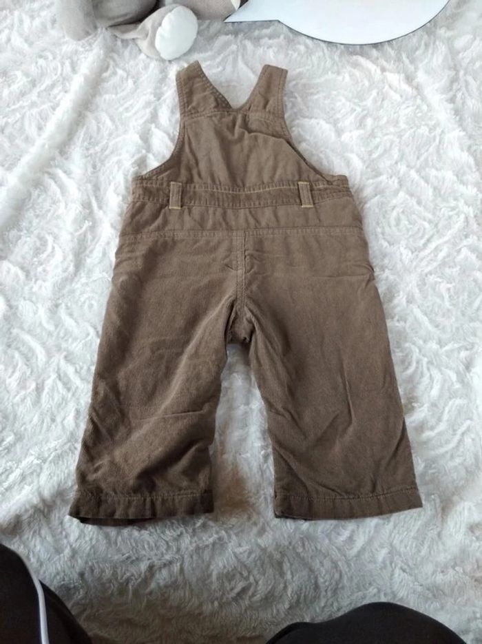 Salopette doublée velours Garçon 12 mois Vertbaudet 100% coton - photo numéro 12