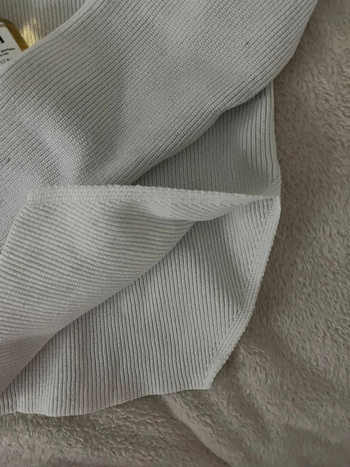 top évasé sur les côtés blanc shein - photo numéro 2