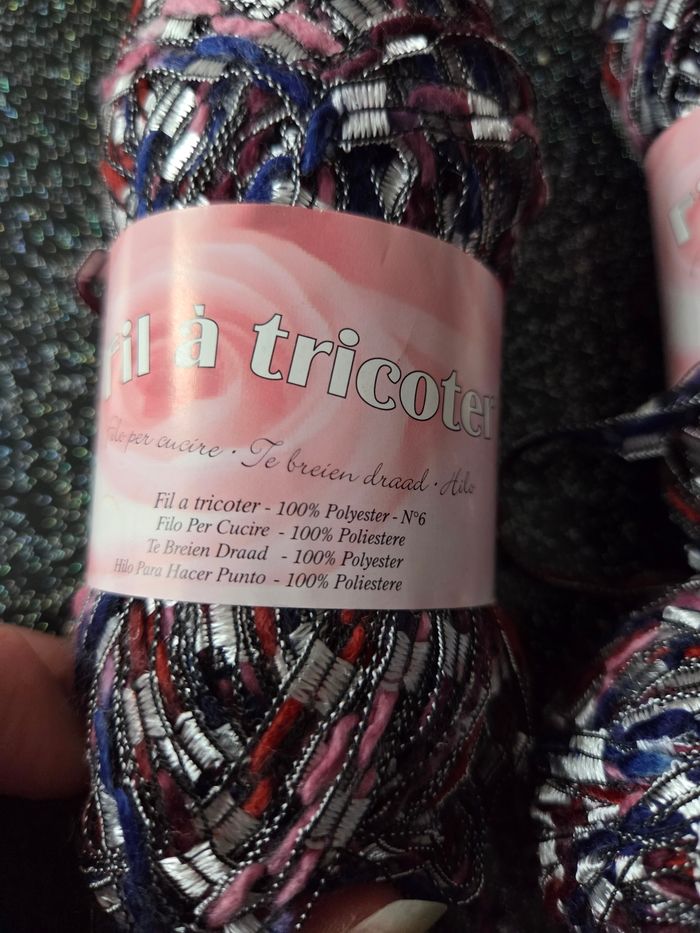 Lot de 2 pelotes de fil à tricoter - photo numéro 3