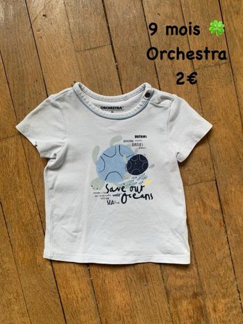 T-shirt 🍀 9 mois 🍀 Orchestra