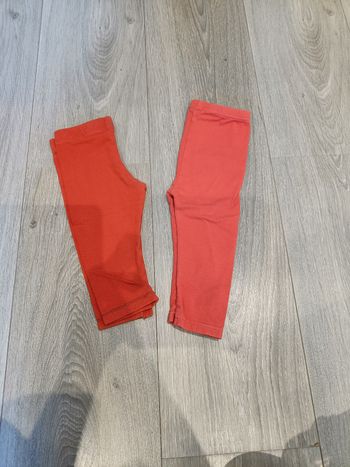 Lot legging fille 12 mois
