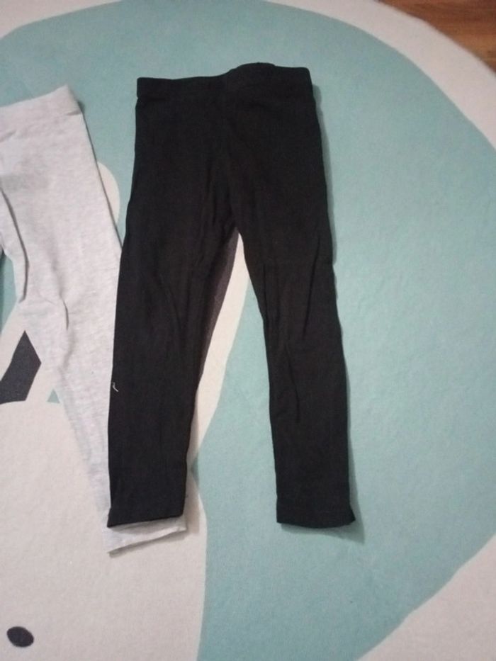 Lot 2 leggings 4 ans - photo numéro 2