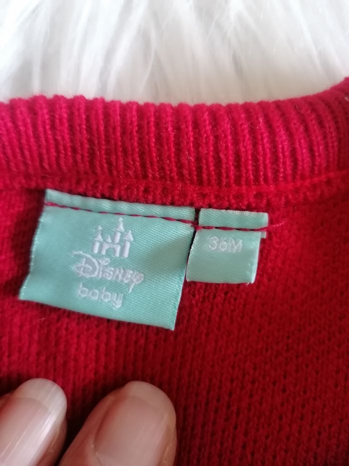 Pull marie aristochat rouge 3ans - photo numéro 2