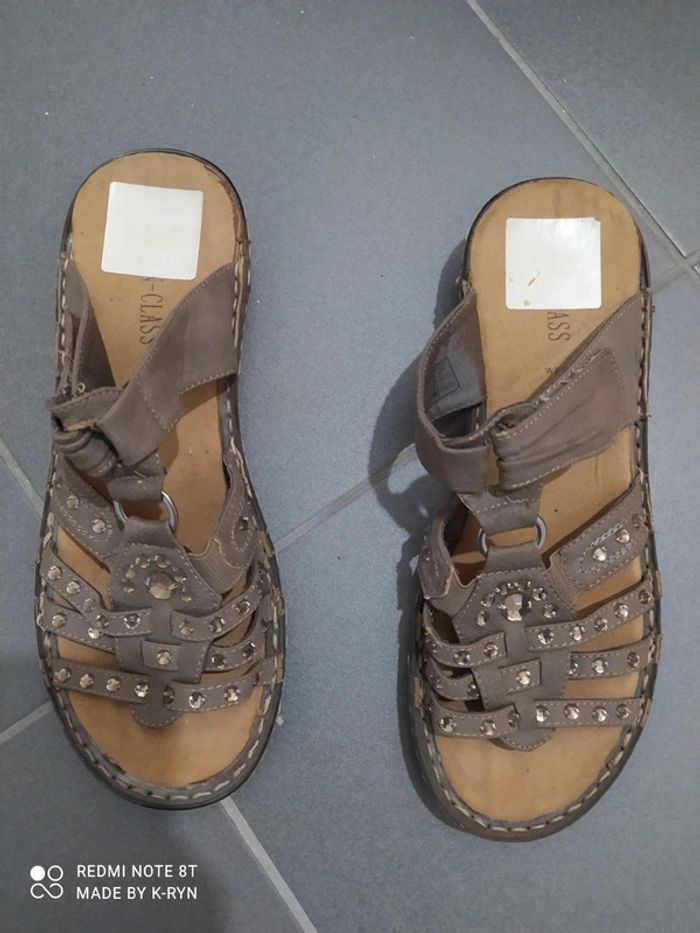 Sandales ouvertes