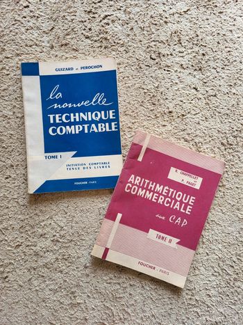 Lot 2 manuels anciens des Éditions Foucher - 1966 et 1960