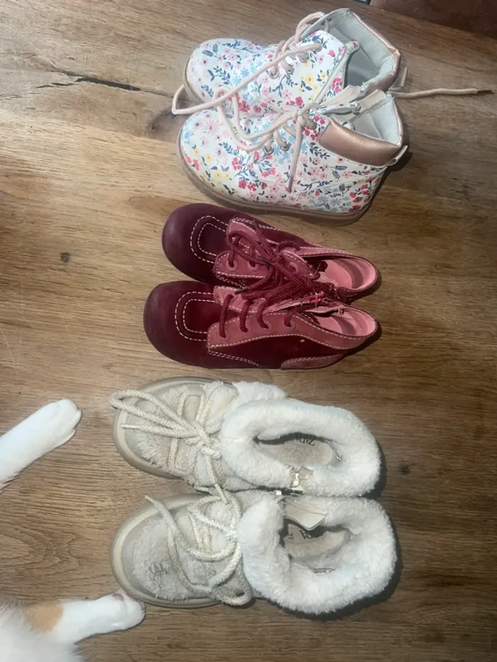 Lot chaussures fille 27🍭 - photo numéro 2