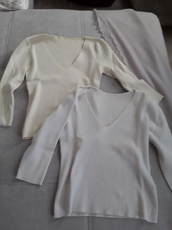 t-shirt court manches 3/4 taille 36