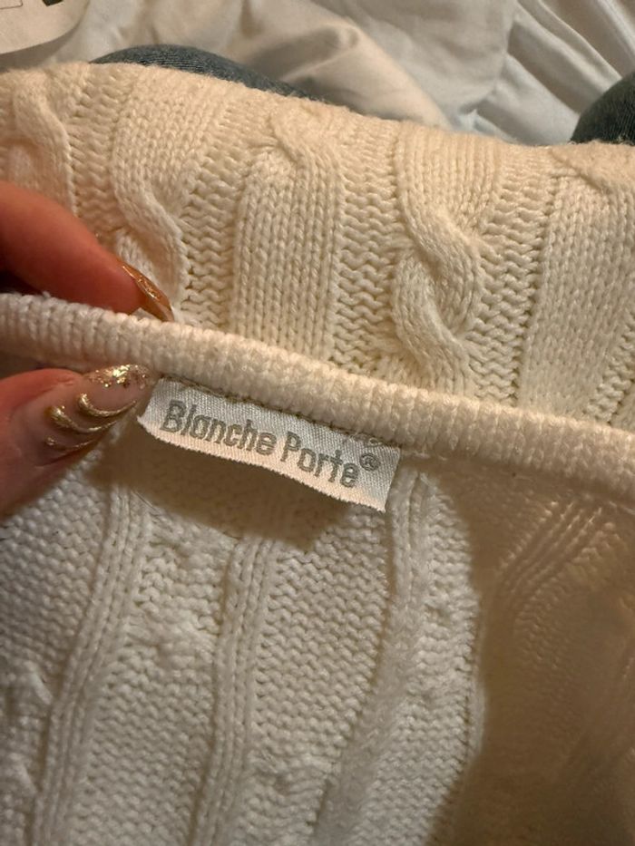 Gilet Blanche porte blanc - photo numéro 6