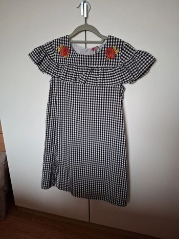 Robe été broderie rose 🌹