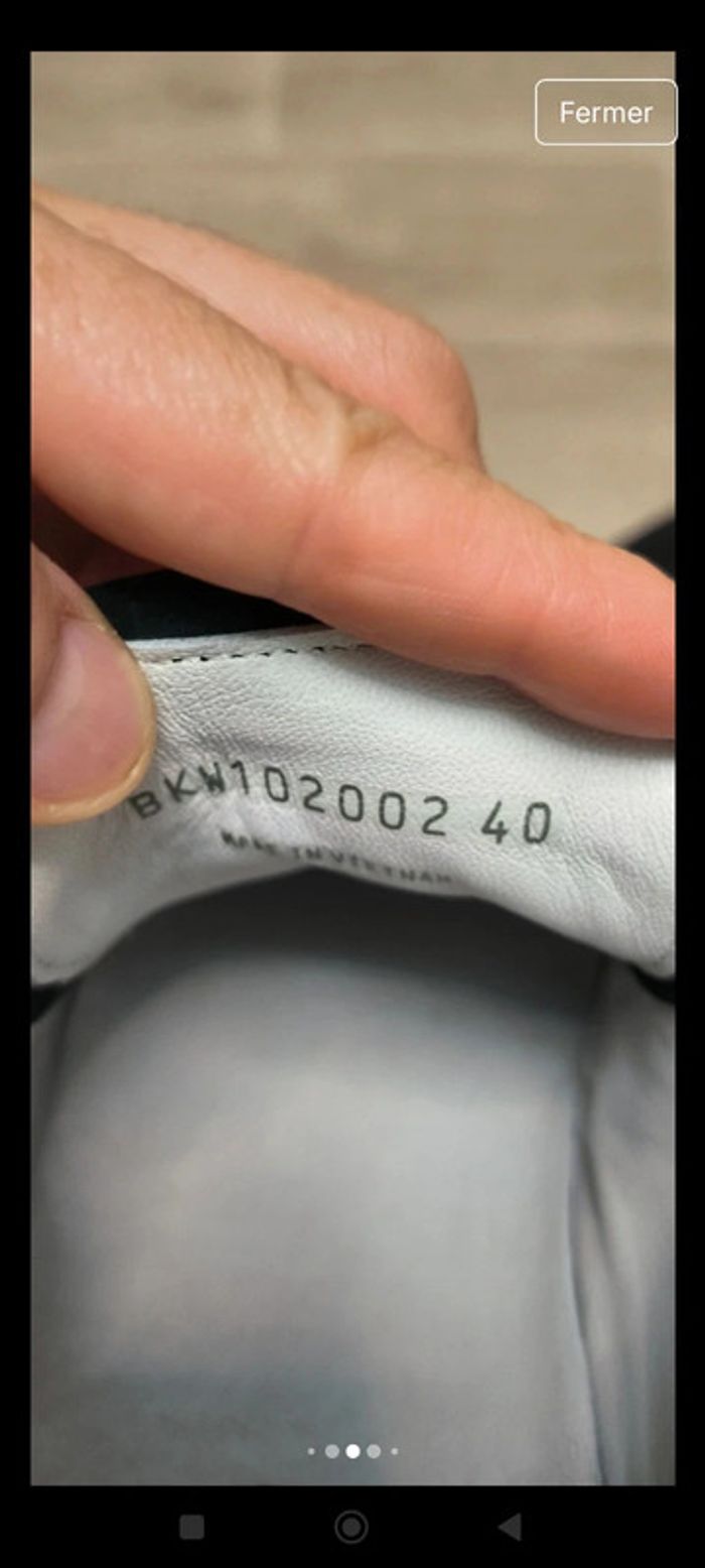 Sneakers à lacets bikkembergs en parfait état - photo numéro 7