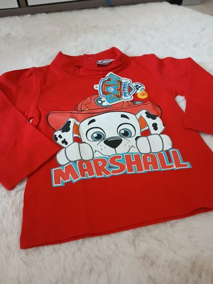 tee-shirt manche longue 12 mois garçon 👦 - photo numéro 2