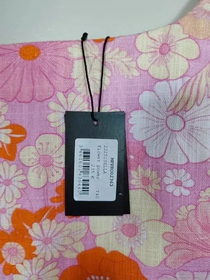 Robe Maje risella flower power taille 40 - photo numéro 2