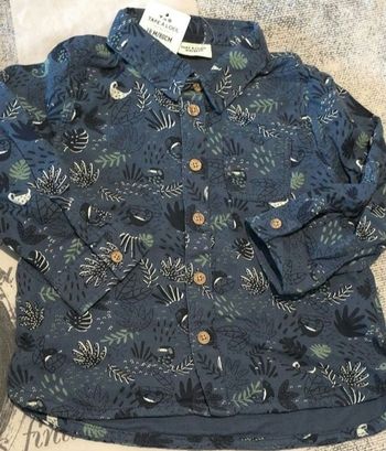 (Neuve non portée) 🏷💙🥰superbe chemise ml 18 mois garçon 🤩🥰💙