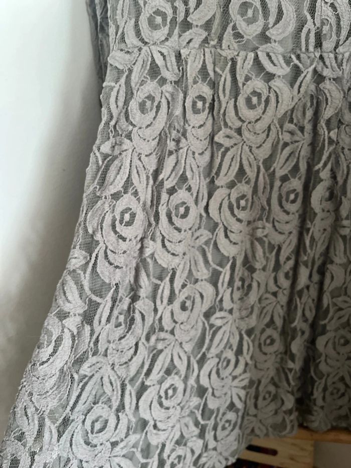 Robe dentelle Cream taille M - photo numéro 4
