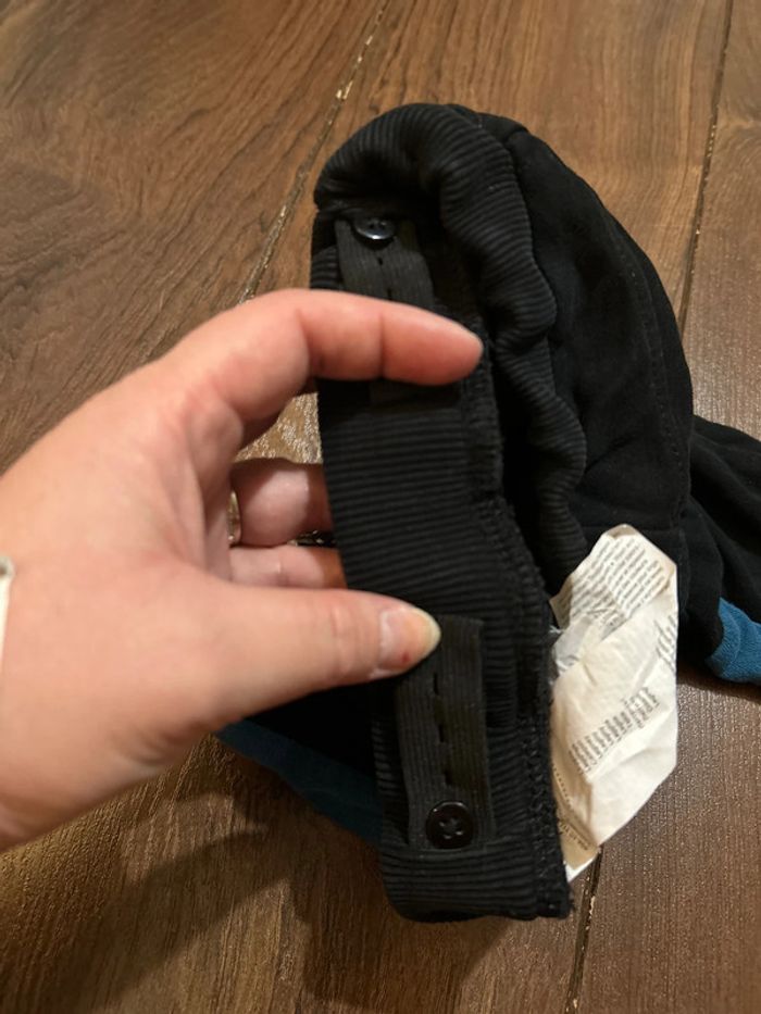 pantalon jogging en coton noir et bleu s.oliver 92 cm - photo numéro 6