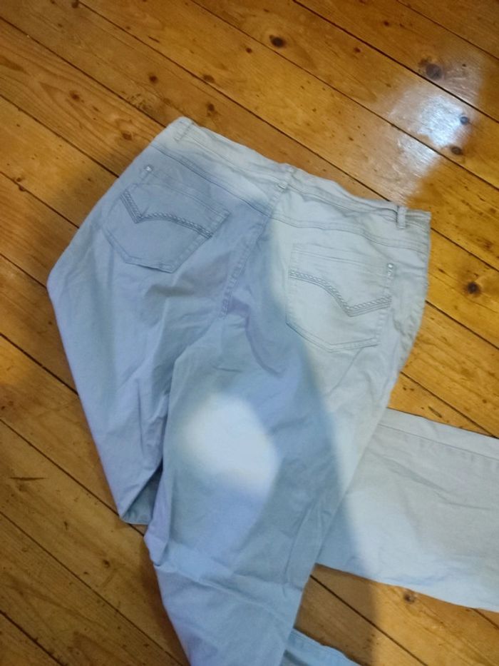 Pantalon gris clair - photo numéro 3