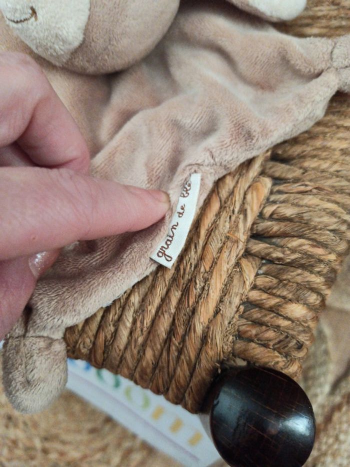 Doudou grain de blé BE lapin - photo numéro 3