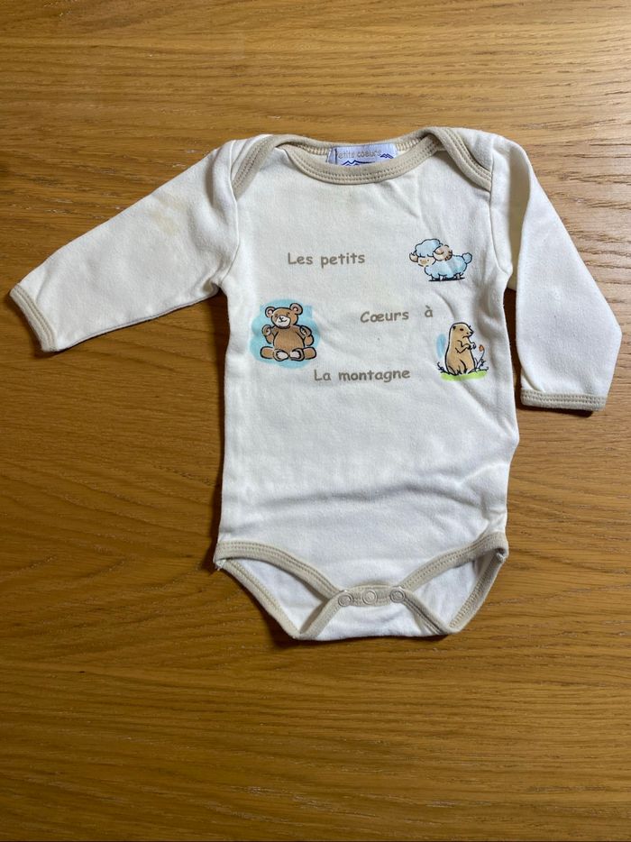Petit Coeur à la Montagne Body crème Taille 3 mois - photo numéro 2