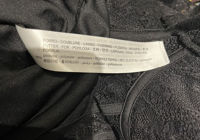 Robe courte dentelle noire Bershka xs-34 - photo numéro 7
